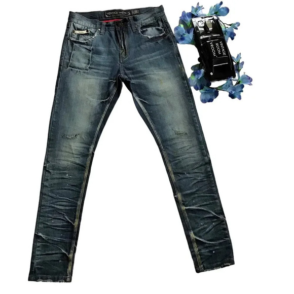 Heritage by America NWOT Medium Wash Jeans Men 34/33 - Picture 2 of 12